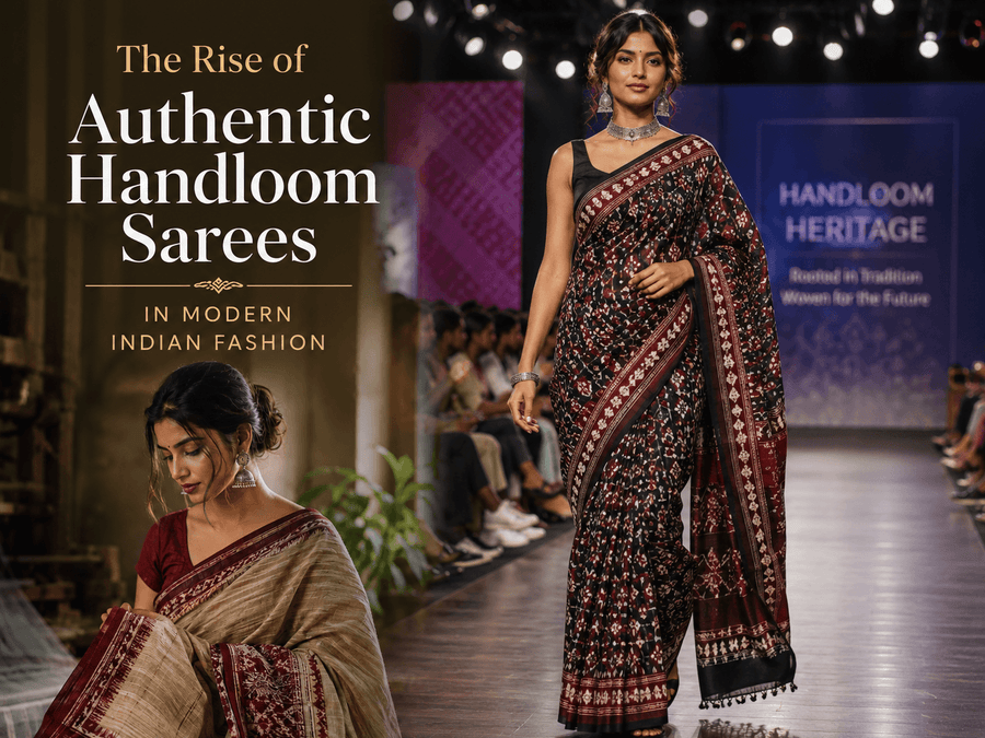 The Rise of Authentic Handloom Sarees in Modern Indian Fashion