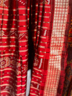 COFFEE AND GOLDEN SAMBALPURI PATA SAREE