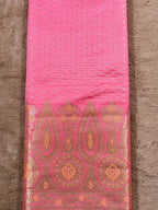 BLUSH PINK KATAN BANARSI SILK SAREE
