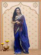 Blue Patli Nabakothi Saree