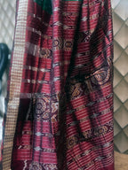 Green Patli Tribal Sambalpuri Saree