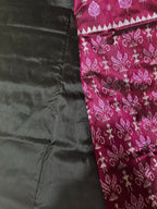 RUBY RED SAMBALPURI SILK SAREE