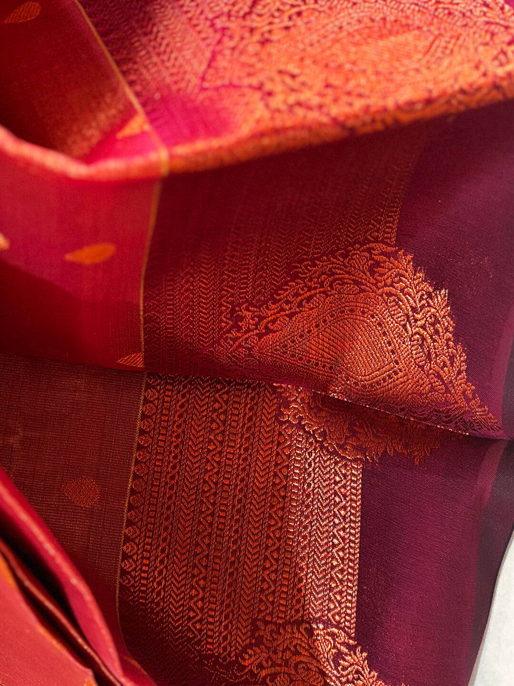 BRASSO LIGHT PINK SAREE