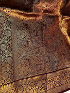 IMPERIAL PURPLE KATAN SILK SAREE
