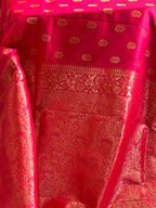 DARK PINK KATAN SILK SAREE