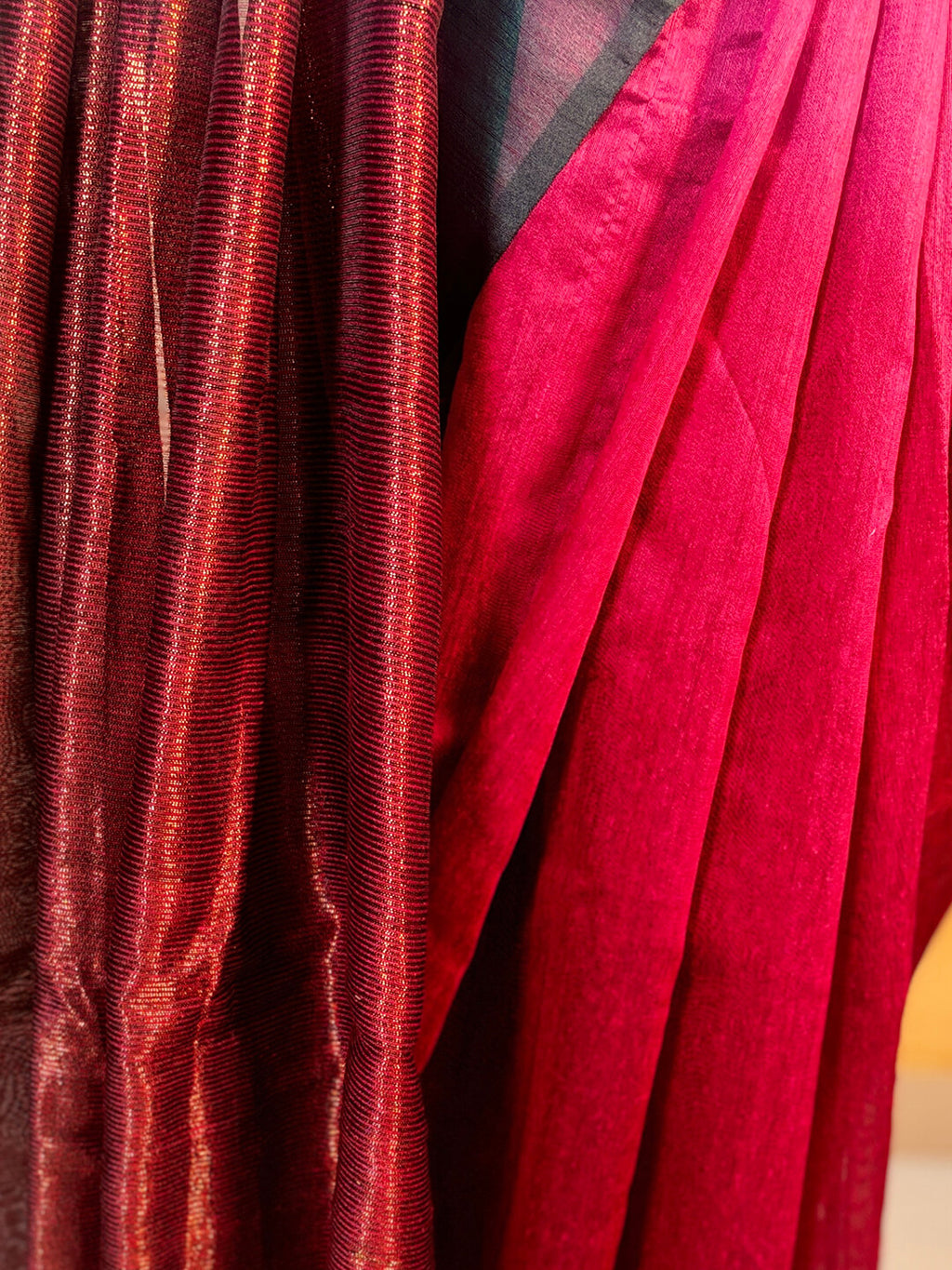 MATKA MASLIN HANDWOVEN SAREE