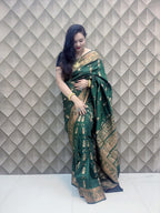 GREEN KANJEEVARAM SILK SAREE