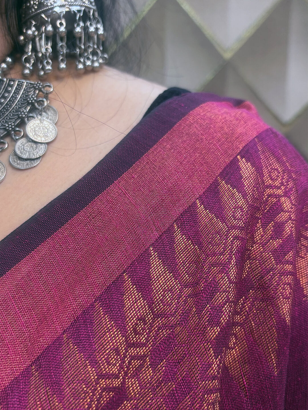 IMPERIAL PURPLE AND GOLDEN LINEN