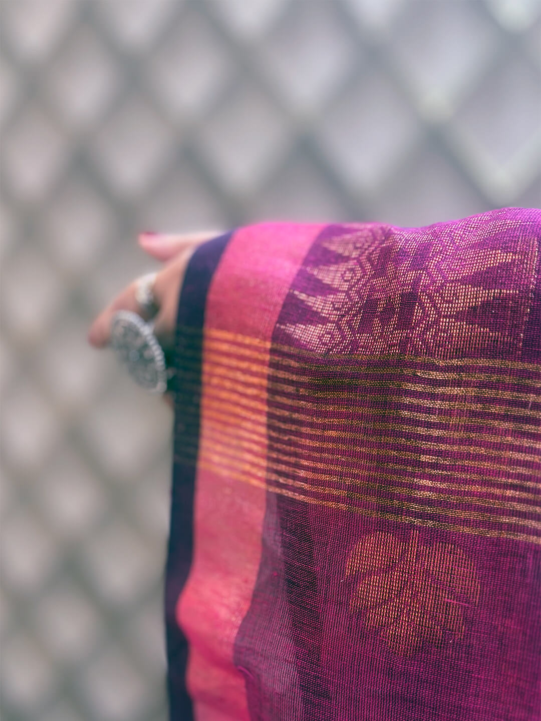 IMPERIAL PURPLE AND GOLDEN LINEN