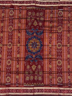 DARK FUSHSIYA SAMBALPURI PATA SAREE