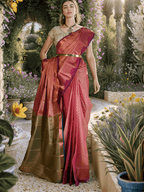 BRASSO LIGHT PINK SAREE