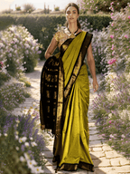 GREEN GADWAL COTTON SAREE