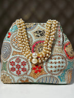 SALONA SKY BLUE MOTI POTLI BAG