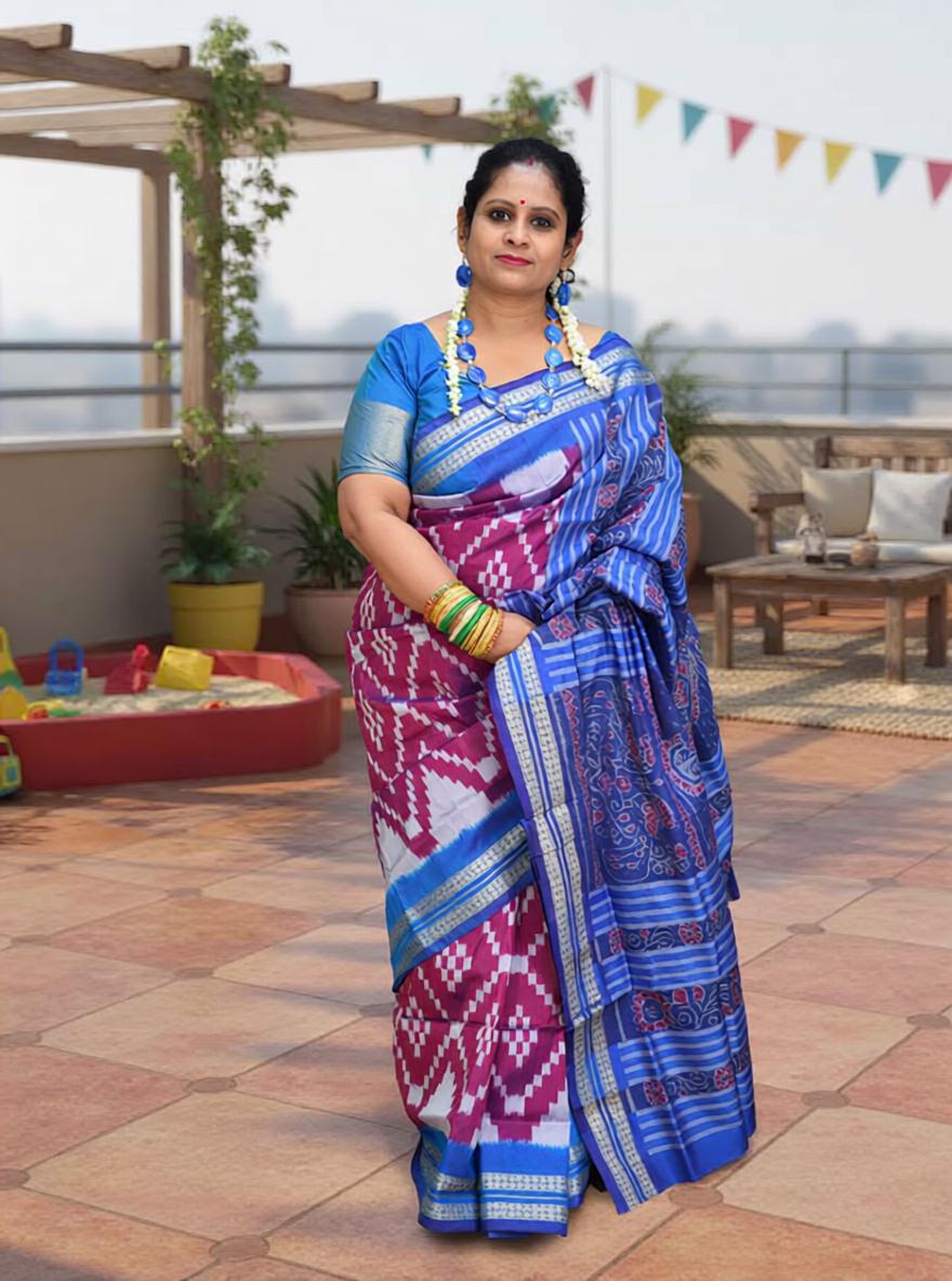 Customer in Satika Saree