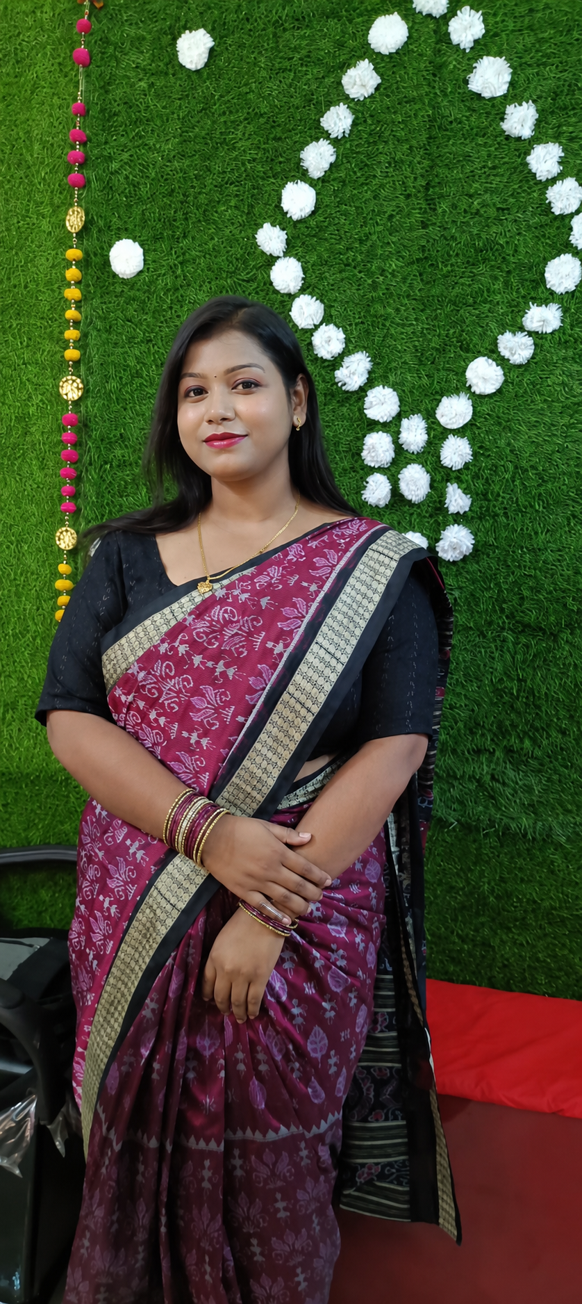 Customer in Satika Saree