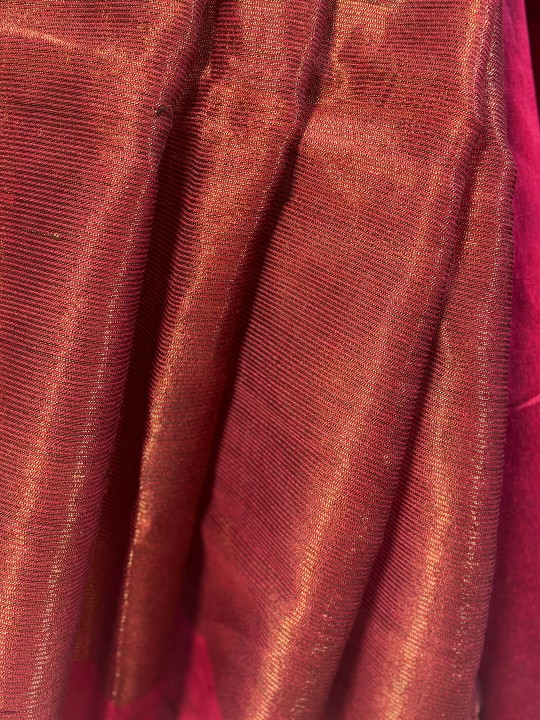 MATKA MASLIN HANDWOVEN SAREE