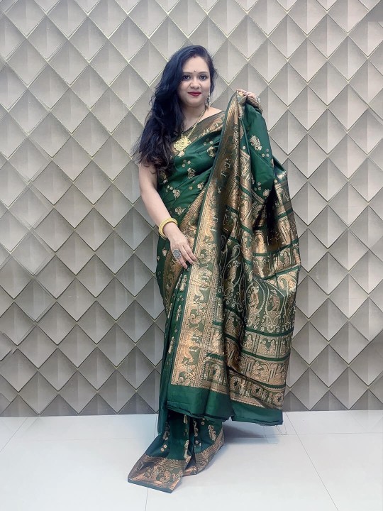 GREEN KANJEEVARAM SILK SAREE