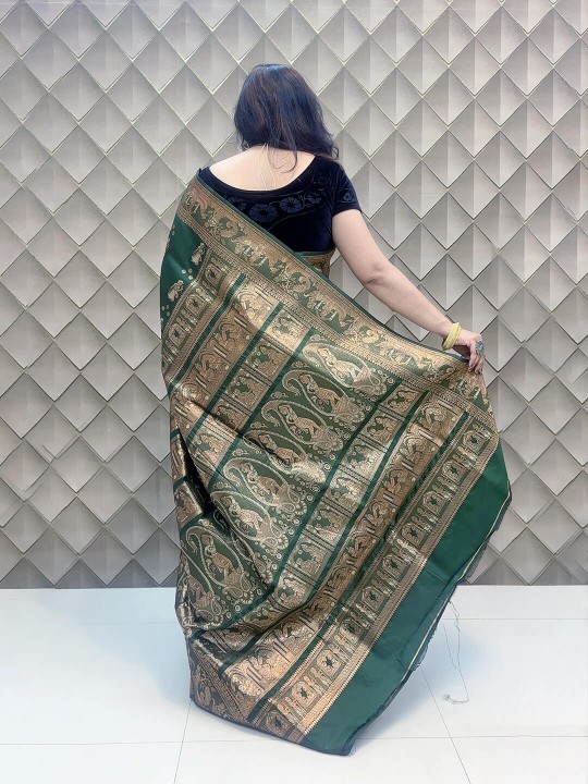 GREEN KANJEEVARAM SILK SAREE