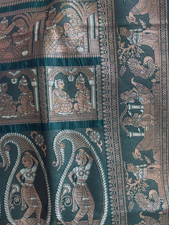 GREEN KANJEEVARAM SILK SAREE