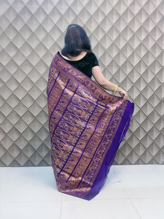 PURPLE KANJEEVARAM SAREE