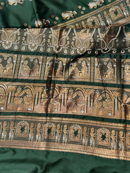 GREEN KANJEEVARAM SILK SAREE